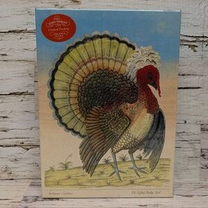 NEW John Derian 1000 Piece Crested Turkey Jigsaw Puzzle By Artisan Puzzles